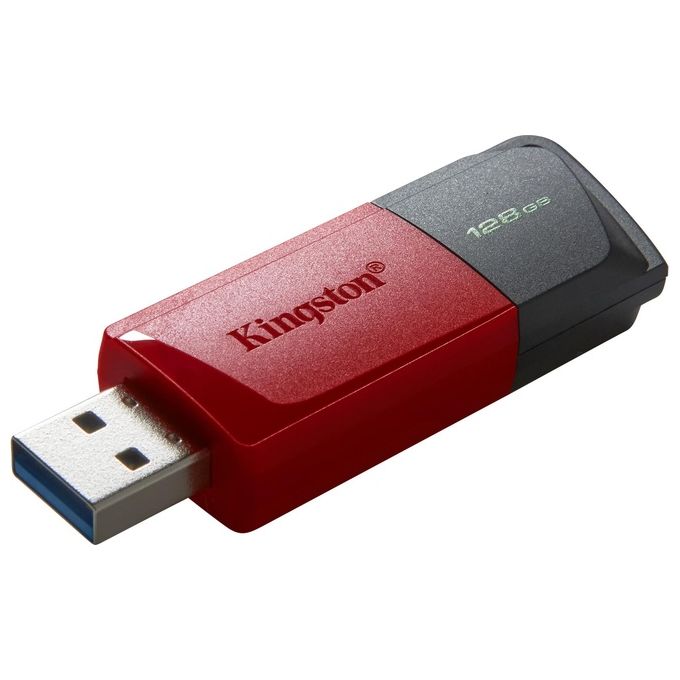 Kingston Flash Drive Usb3.2 128Gb Exodiam Nero-Rosso