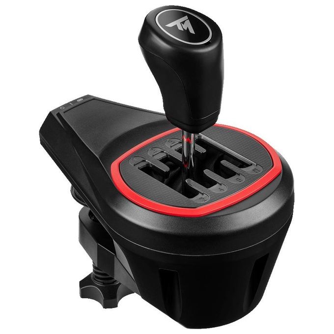 Thrustmaster 4460267 T128 Shifter Pack Volante da Corsa con Force Feedback e Cambio TH8S 900° Regolabile USB Tipo-C per PC e Xbox Nero