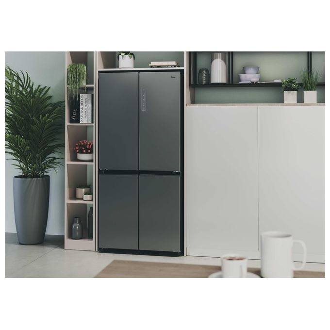 Hoover HHCR3818ENPL H-Fridge 700 Maxi Frigorifero 4 Porte 467 L 181,5 cm Classe E No Frost 35 dB colore Argento