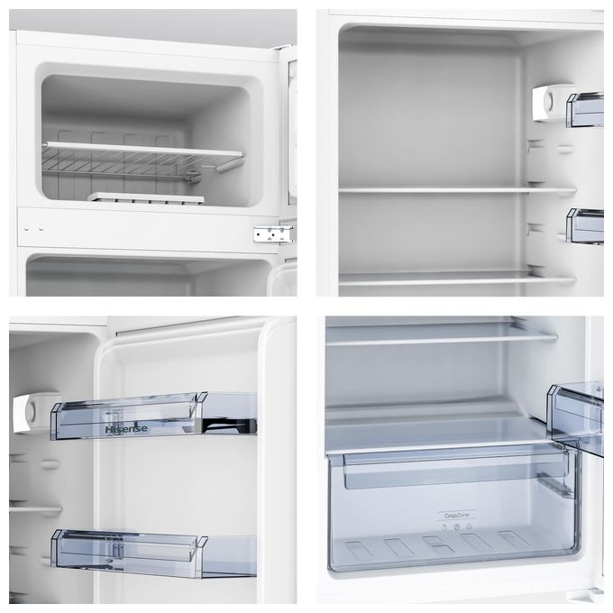 Hisense RI1P205NEWE Frigorifero Combinato da Incasso 205 L 145 cm Classe E 39 dB Porte Reversibili LED colore Bianco