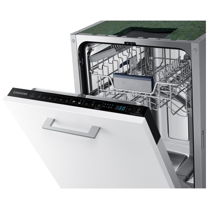 Samsung DW50R4060BB Lavastoviglie Incasso Slim 9 coperti Classe E 44 dB AquaStop Auto Open (82x45x55 cm) colore Nero