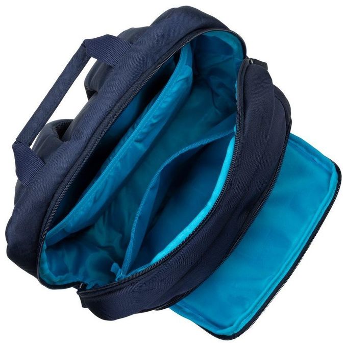 RivaCase 7561 Alpendorf Zaino per Notebook fino a 16'' Resistente all'acqua in RPET Poliestere Riciclato colore Blu Scuro