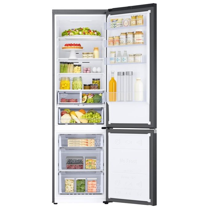 Samsung RB38C603DB1 EcoFlex AI Frigorifero Combinato 390 L 203 cm Classe D 35 dB No Frost Wi-Fi colore Antracite