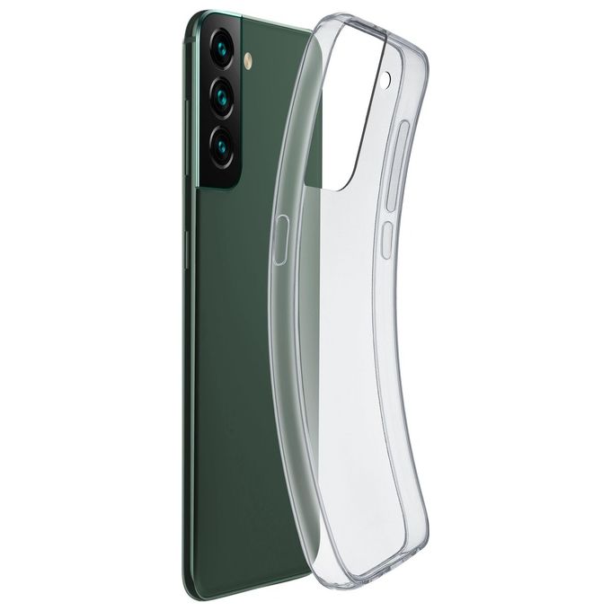 Cellularline FINECGALS22PLT Fine Cover Samsung Galaxy S22+ Gomma Morbida Ultra Sottile colore Trasparente