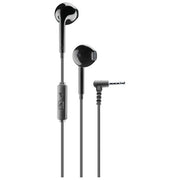 Cellular Line VOICE CAPSULE Auricolari a Capsula con Microfono Tasto di Risposta e Connettore Jack 3.5mm Nero