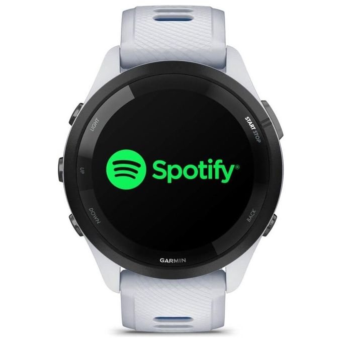 Garmin 010-02810-11 Forerunner 265 Smartwatch GPS Multi-Banda Display AMOLED 1.3'' 46mm 8GB Wi-Fi VO2max HRV colore Bianco Nero
