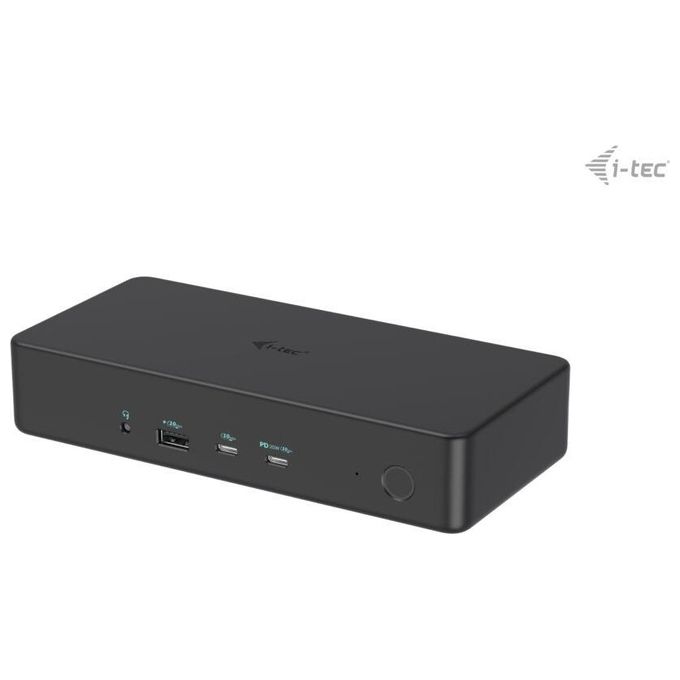 I-TEC DOCKING STATIONS CADUAL4KDOCKPD2IT USB 3.0 USB-C Thunderbolt 3 Docking Station Professionale Dual 4K 60Hz Power Delivery 100W colore Nero