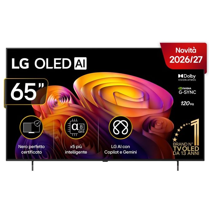 LG OLED65B6ELC.API Serie B6E TV OLED 4K 120Hz G-Sync Dolby Vision colore Marrone