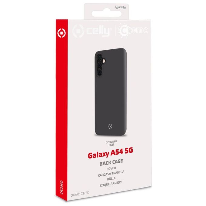 Celly Cromo Cover per Samsung Galaxy A54 5G Nero