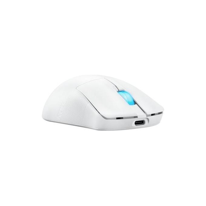 ASUS 90MP03Z0-BMUA10 ROG Harpe Ace Mini Mouse Gaming Ottico 42000 DPI Wireless RF Bluetooth USB Type-C 8000 Hz Polling Rate colore Bianco