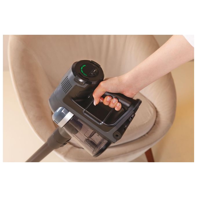 Hoover 39401009 HF4 Aspirapolvere senza filo Ciclonico EPA 0,7 L 190 W 80 AW colore Nero Argento