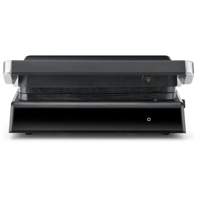 Severin KG2399 Griglia di contatto con Display Touch 5 Programmi Piastre in Ceramica Rimovibili Temperatura Max 230 °C Potenza 1800 W colore Nero Acciaio inox