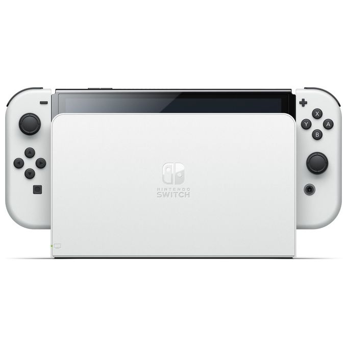 Nintendo, Switch OLED, Bianco, Console Portatile, Schermo 7 Pollici, 64GB