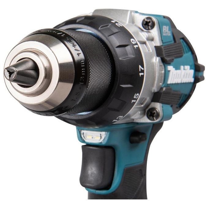 Makita DHP489RTJ LXT Trapano Avvitatore con Percussione Brushless 18V 110Nm 1800 rpm colore Nero Blu