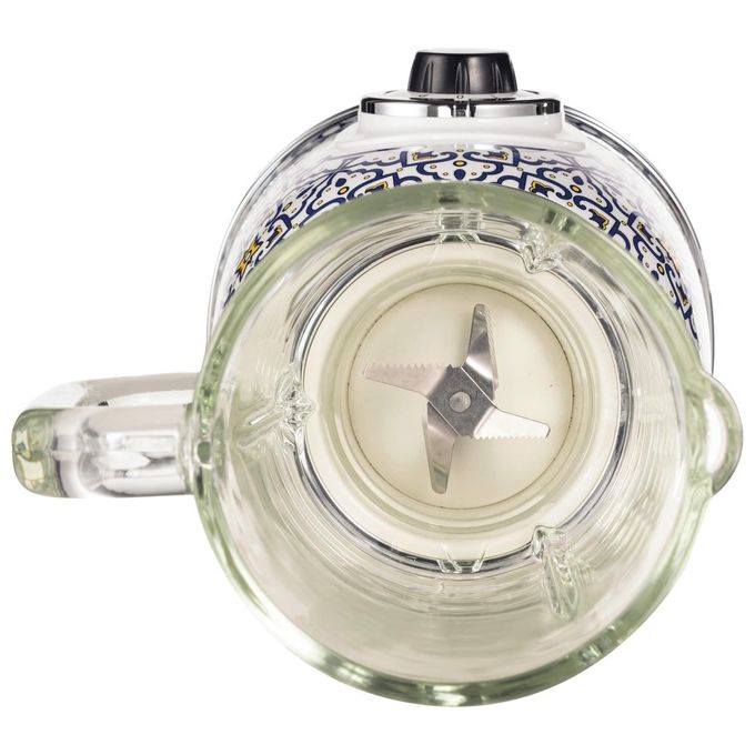 Ariete 00C05830CAR0 Capri Frullatore da tavolo 1,5 L 4 Lame Acciaio Inox 4 Velocita' Pulse 1000 W colore Bianco Azzurro