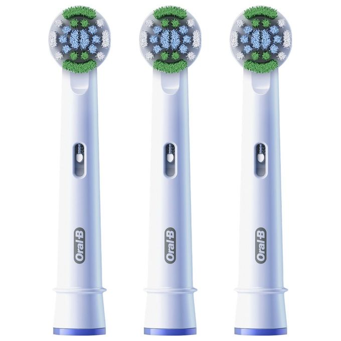 Oral-B Pro Precision Clean Testine di Ricambio Spazzolino Elettrico 3 Pezzi Setole Indicator colore Bianco