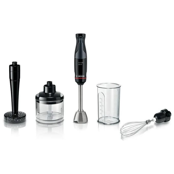 Bosch MSM4B623 Serie 4 Frullatore ad Immersione ErgoMaster 1000W 12 velocita' 0.6L QuattroBlade colore Antracite