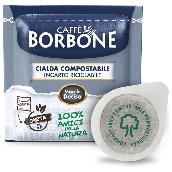 Caffe borbone cialde caffe miscela decisa compatibili nespresso 120 pezzi 864g