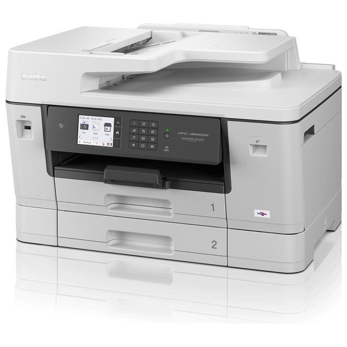 Brother MFC-J6940DW Stampante Multifunzione Inkjet A3 4 in 1 Duplex Wi-Fi NFC ADF Doppio Cassetto 1200x4800 DPI colore Grigio Bianco