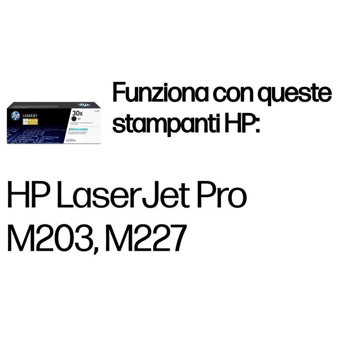 HP 30x CF230X Cartuccia toner Nero originale ad alta capacita'