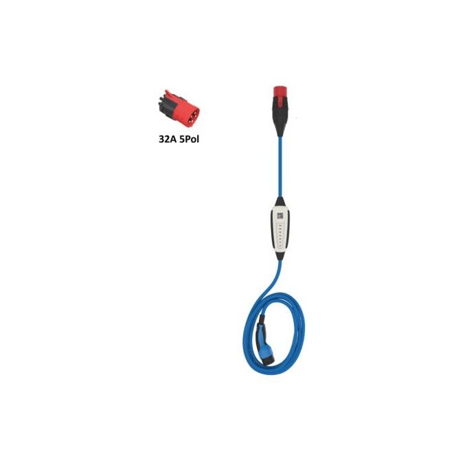 NRGkick 12501001 Caricabatteria per Veicolo 22 kW 32 A Wi-Fi Bluetooth IP67 5 m colore Nero Blu