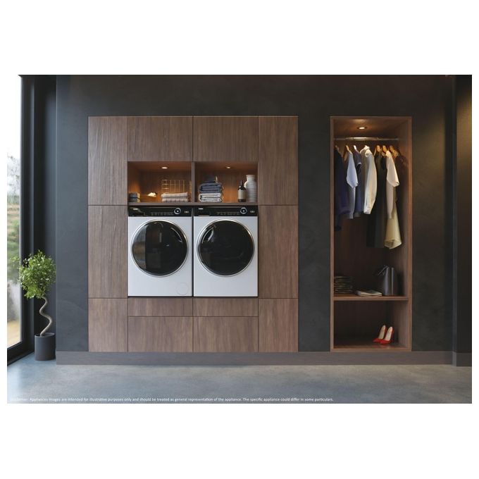 Haier HD100-A2979N-IT I-Pro Serie 7 Asciugatrice Pompa di Calore 10 Kg Classe A++ 14 Programmi 66 dB (84,5x59,5x67,5 cm) colore Bianco