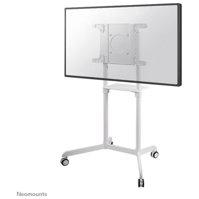 Neomounts NS-M1250WHITE Carrello TV 37-70'' Ruotabile con Altezza Regolabile e Gestione Cavi Inclusa colore Bianco