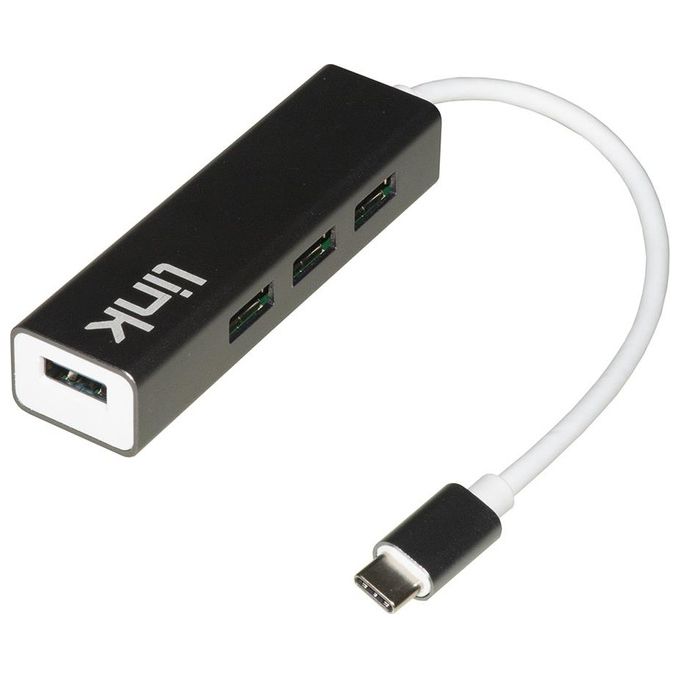 Digitus LKHUB307 Hub Usb-C con 4 Porte Usb 3.0