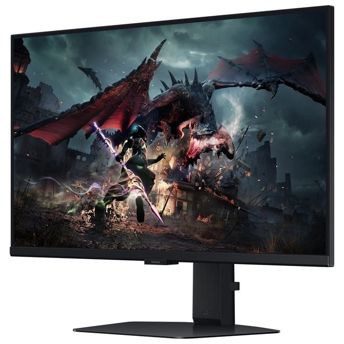 Samsung LS27DG500EUXEN Odyssey G5 Monitor Gaming 27'' IPS QHD 2560x1440 180Hz 1ms AMD FreeSync DisplayHDR 400 Pivot colore Nero