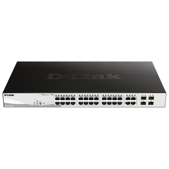 D-link 24-port Gb Poe Smart Switch Including 4 Combo 1000baset-sfp