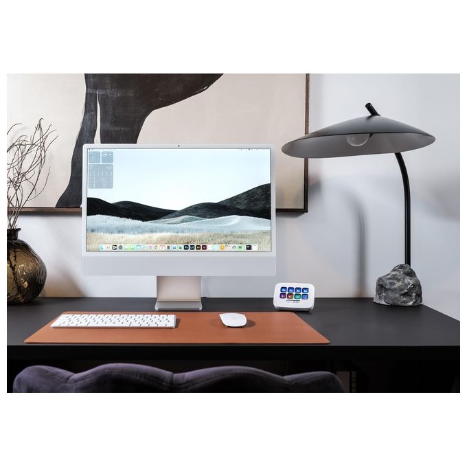 Elgato 10GBJ9901 Stream Deck Neo Tastiera controller con 8 tasti LCD personalizzabili e 2 Touch Points colore Bianco
