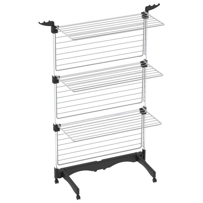 Colombo Stendibiancheria Vertical 40 In Alluminio Modulabile Con Porta Grucce Antiruggine Per Spazio Efficiente