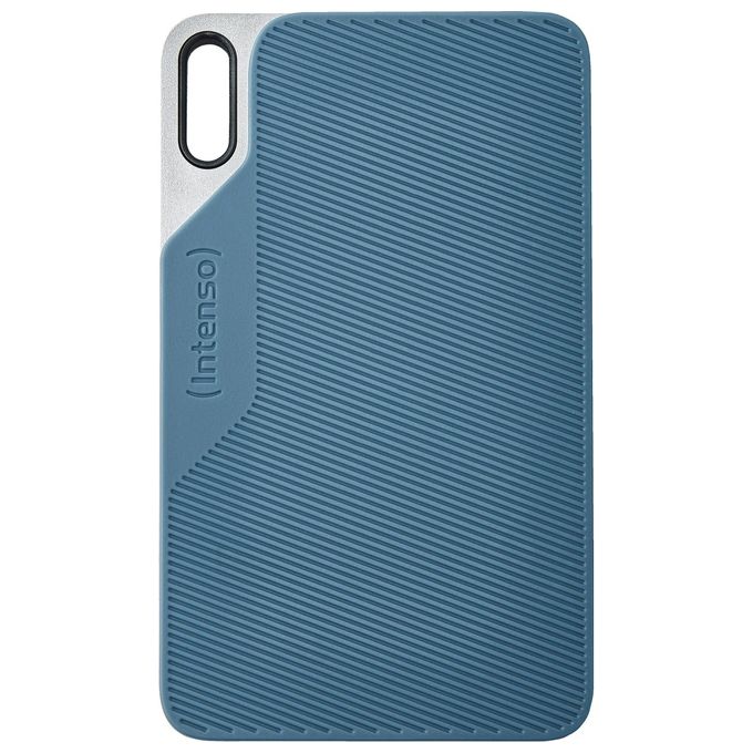 Intenso 3826450 TX100 SSD Esterno 500 GB USB 3.2 Gen 1 fino a 500 MB-s colore Blu e Grigio