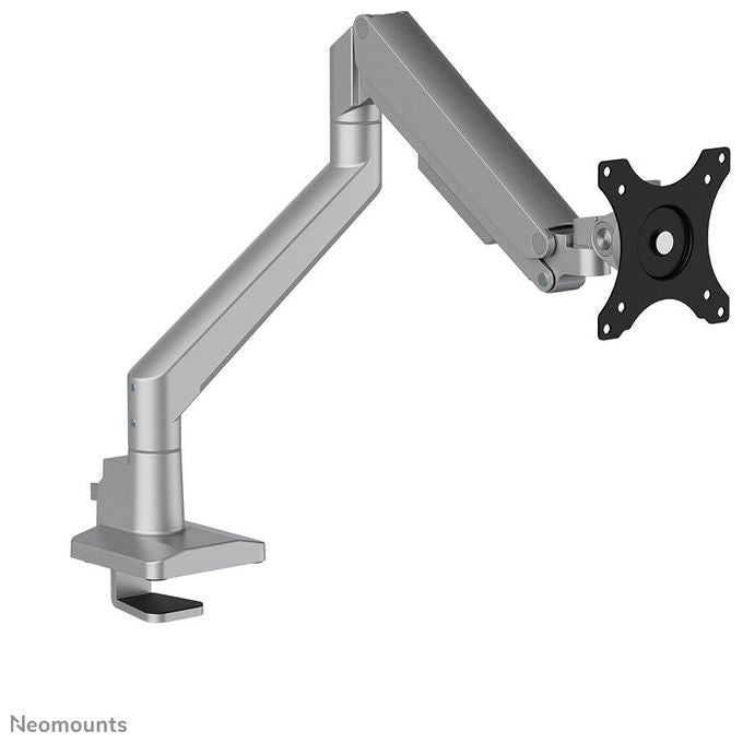 Neomounts DS70-250SL1 Braccio per Monitor 17-35'' Regolazione Altezza a Molla a Gas Rotazione 360° Inclinazione -45° a 45° colore Argento