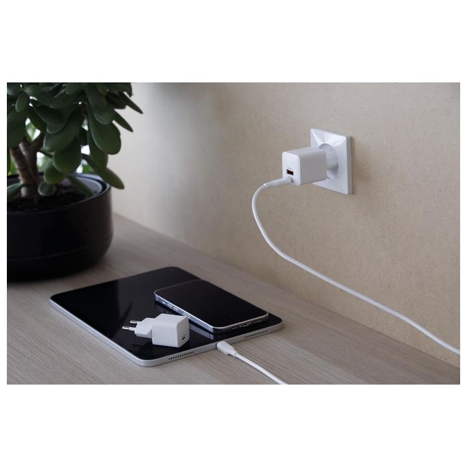 DBrramante1928 Re-Charge Universale Bianco AC Interno USB-C 20W