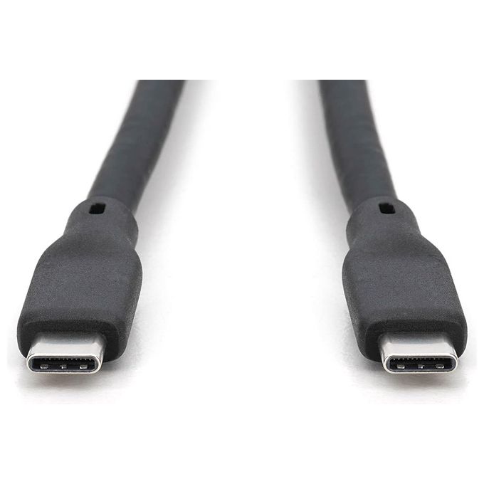 Digitus Cavo Guaina Silicone Usb-C - Usb-C 2mt Usb 3.2 Gen1 5G 4k 100W Nero