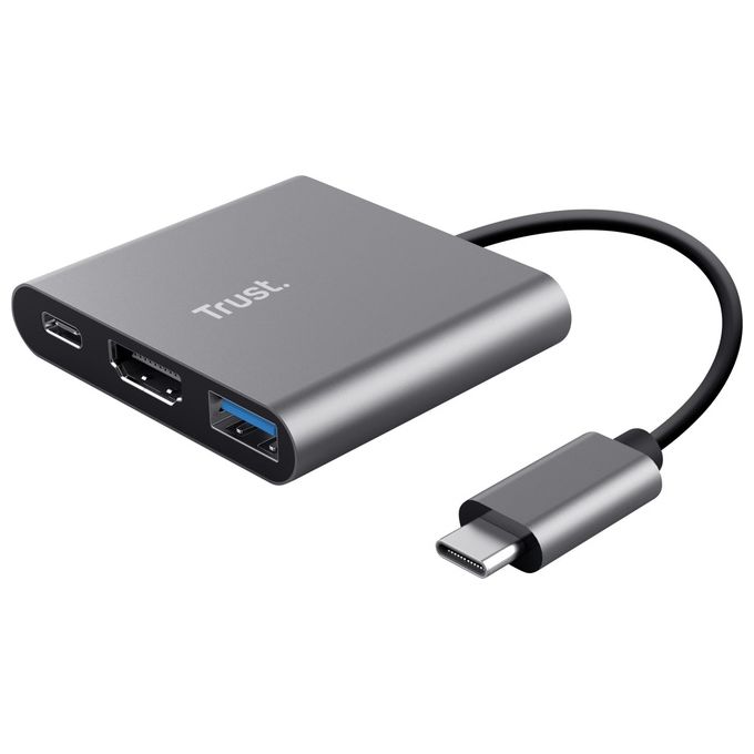 Trust Dalyx Usb 3.2 Gen 1 Type-C 5 Mbit-s Alluminio-Nero