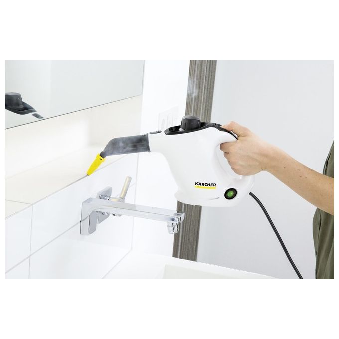 Kärcher SC 1 EASYFIX Pulitore a Vapore Portatile 1200 W 3 bar 0,2 L superficie 20 m² colore Bianco