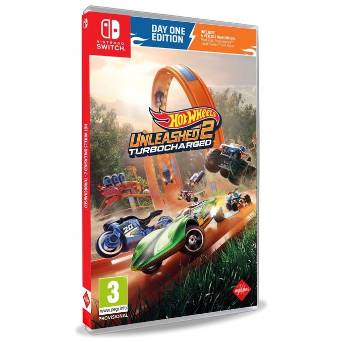Milestone 1126063 Hot Wheels Unleashed 2 Turbocharged Day One Edition Videogioco Nintendo Switch PEGI 3 ITA