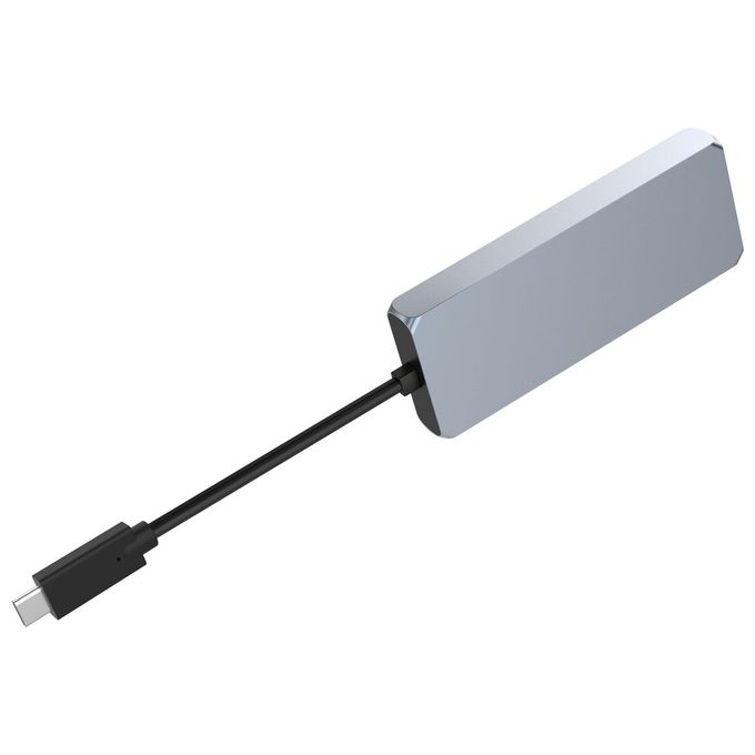 Conceptronic DONN22G Docking Station 6 in 1 USB4 40 Gbps HDMI 2.1 8K 60Hz Ethernet 2.5GbE USB PD 100W colore Grigio