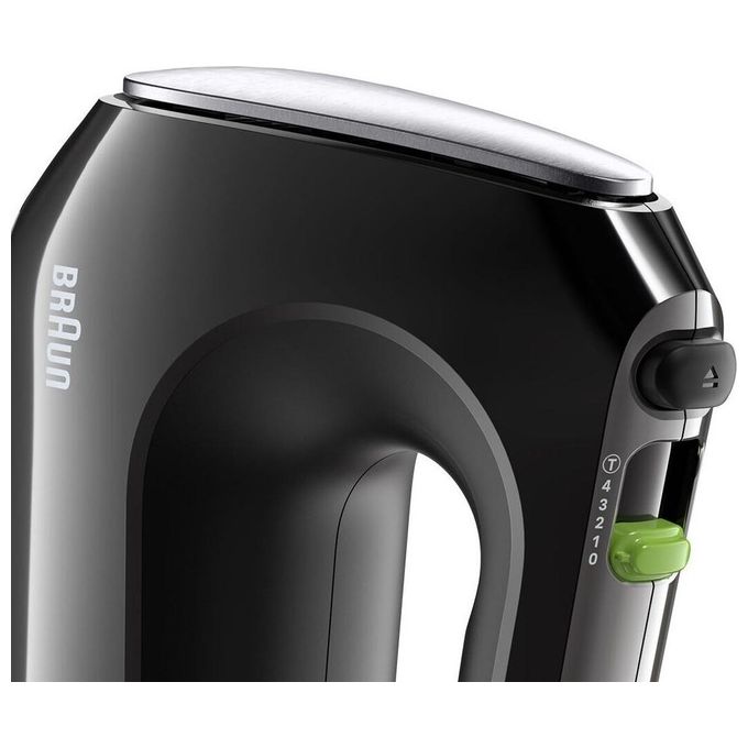 Braun HM2110BK MultiMix 2 Sbattitore Manuale 500W 4 Velocita' Turbo SlowStart 2 Fruste 2 Ganci colore Nero