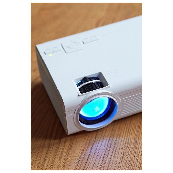 Lenco LPJ-280WH Videoproiettore LCD 2800 lumen 800 x 480 pixel supporto Full HD 1080P colore Bianco
