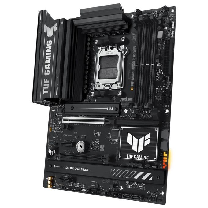 Asus TUF GAMING B850-PLUS WIFI Scheda Madre ATX Socket AM5 DDR5 PCIe 5.0 Wi-Fi 7 Ethernet 2.5Gb USB-C 20Gbps colore Nero