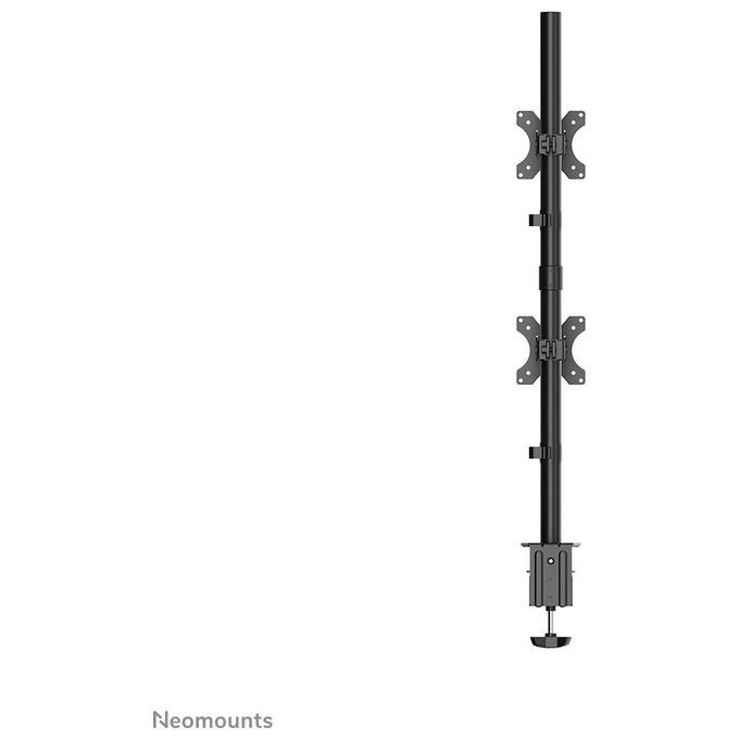NewStar Montaggio a Scrivania per 2 Display Lcd Tilt and Swivel Nero Dimensione Schermo 10''-32