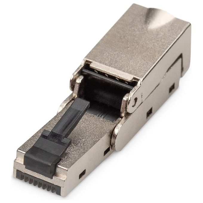 Digitus Spina Rj45 Schermata 6a per Installazione Senza Attrezzi Pieghevole