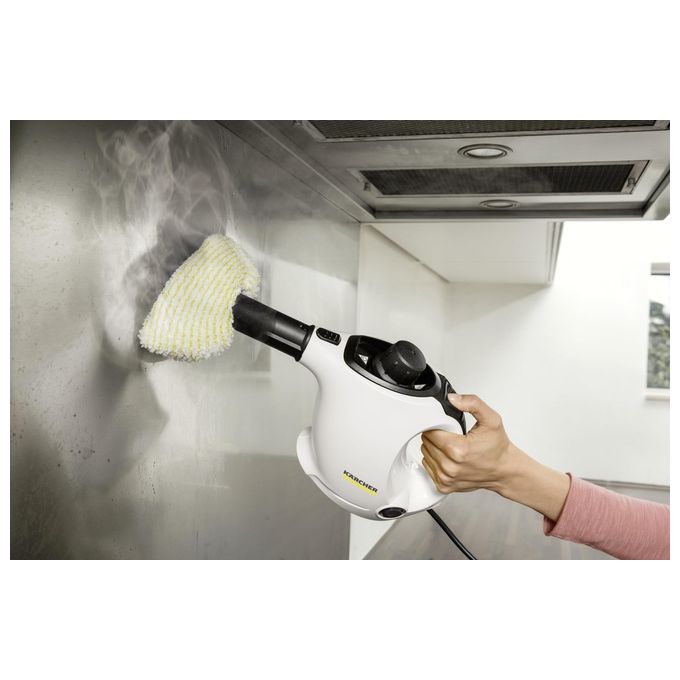 Kärcher SC 1 EASYFIX Pulitore a Vapore Portatile 1200 W 3 bar 0,2 L superficie 20 m² colore Bianco