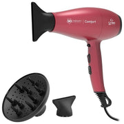 Ga.Ma Asciugacapelli GH0501 5D Therapy Comfort Alogeno 220W Rosso Prestazioni Professionali per un'Asciugatura Delicata