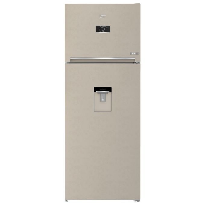 Beko RDNE455E40DBN Frigorifero Doppia Porta 406 L 185 cm Classe E 39 dB No Frost Dispenser Acqua colore Beige