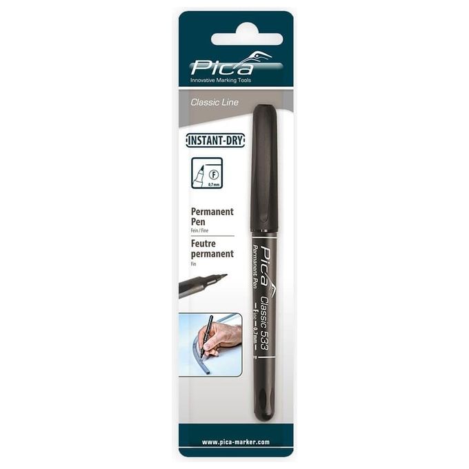 Pica Permanent-Pen 0.7mm Nero