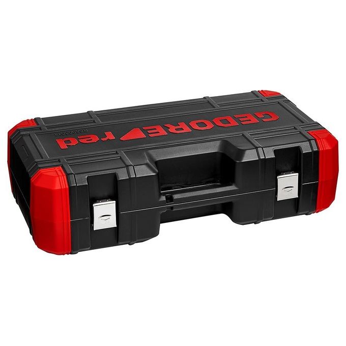 Gedore R68903011 Set Attrezzi per Montaggio Ruote Chiave Dinamometrica Meccanica 11 Pezzi Campo Coppia 40 - 200 Nm Precisione ±3% Materiale Acciaio al Cromo Vanadio Valigia in Plastica colore Nero